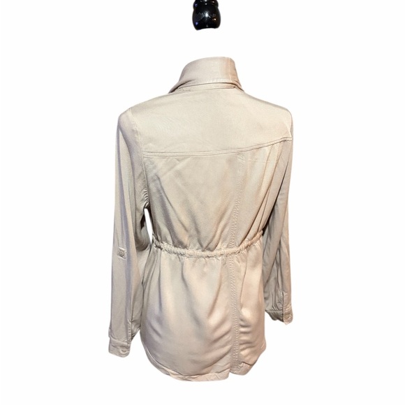 Torrid Drape Front Anorak jacket, utility tie front drawstring -Size 00/10-M/L - Picture 6 of 13